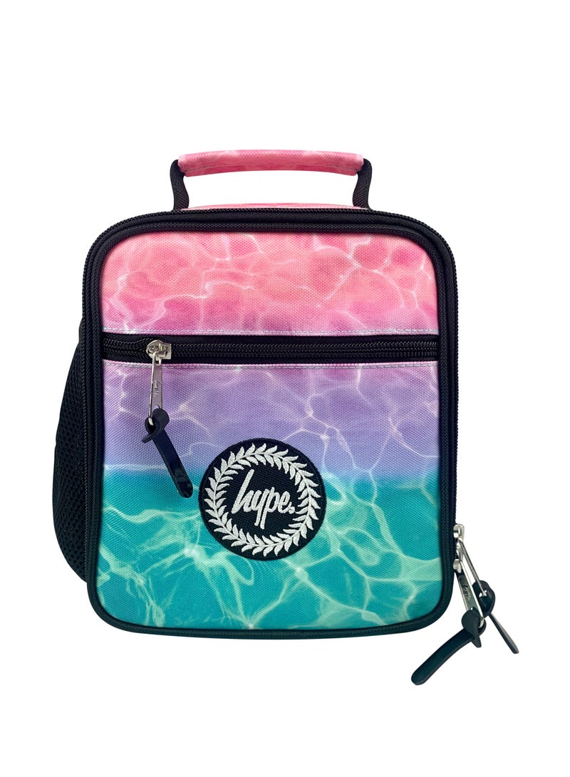 HYPE Kids Lunch Bag Pastel Pool - 4L Insulated Lunch Box with Thermal PVC Lining for School and Travel - Image 1