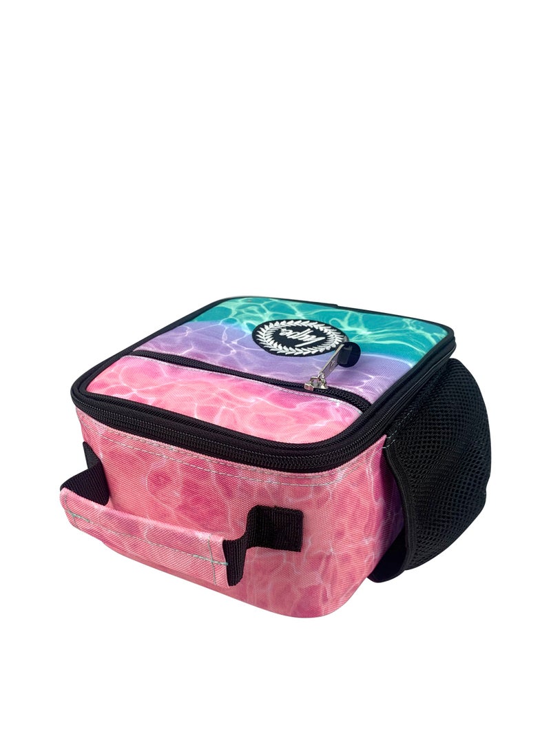 HYPE Kids Lunch Bag Pastel Pool - 4L Insulated Lunch Box with Thermal PVC Lining for School and Travel - Image 5