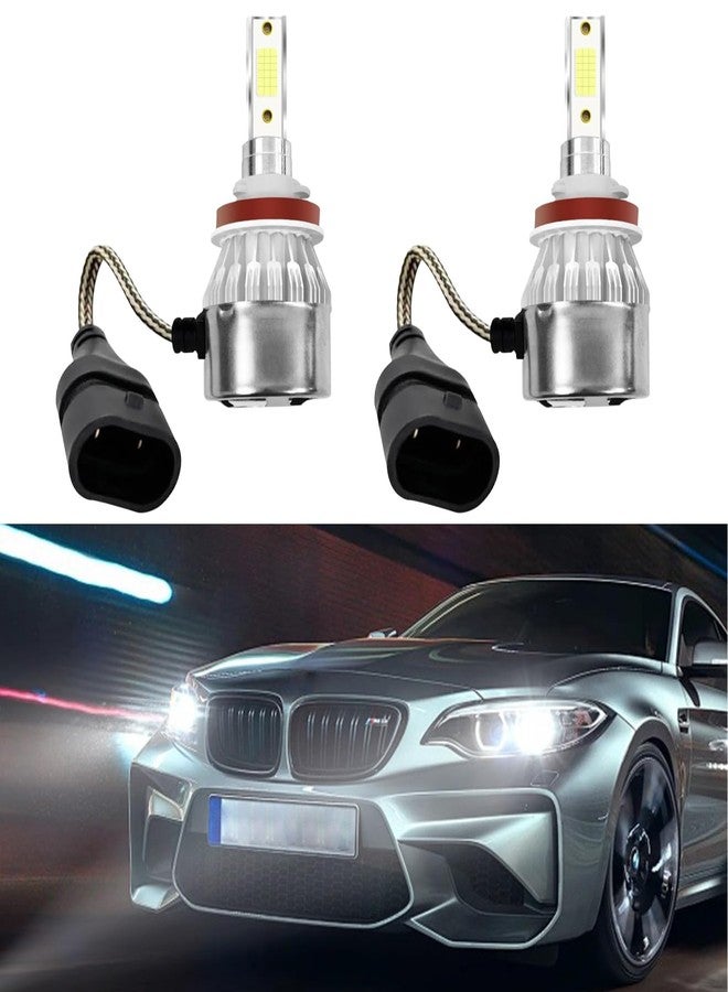 vvag 2Pcs 9005/HB3 LED Bulbs for Automotive, 3800LM 6000K Bright Car LED Light Bulbs,Universal LED High Beam and Low Beam Car Accessories for Most Cars Trucks SUV - Image 1