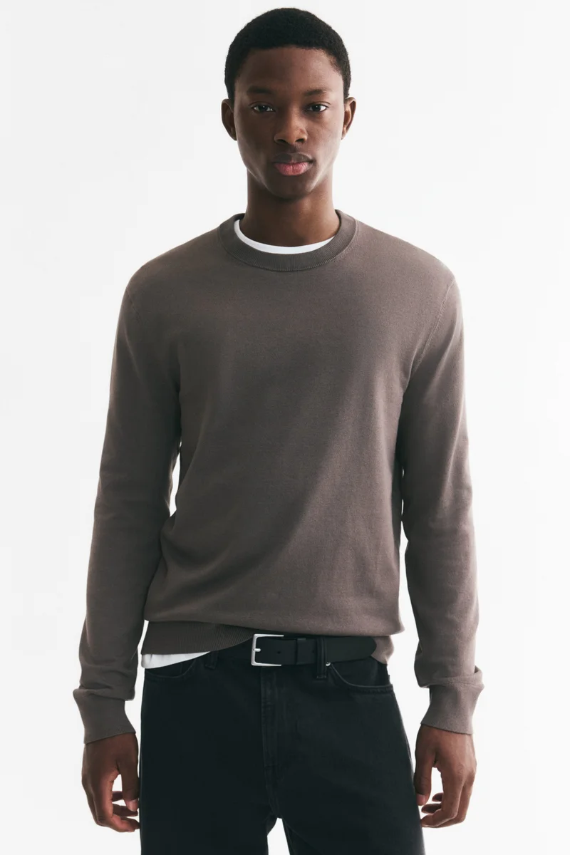 H&M Regular Fit Fine-knit jumper