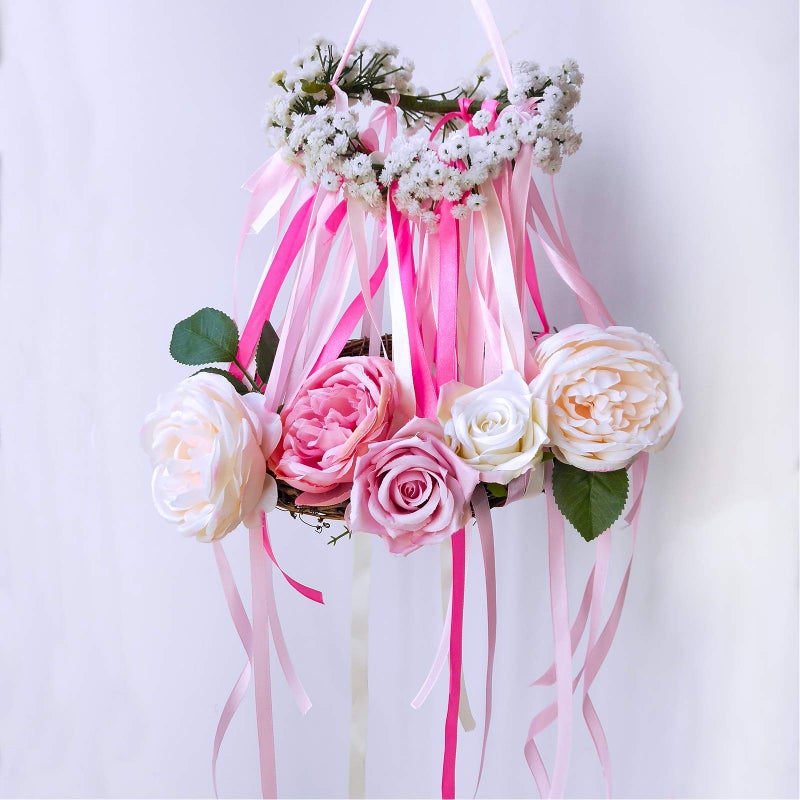 Winlyn 36 Colors 900 Yards Satin Metallic Glitter Ribbons Rolls for Craft, Embellish Decorative Ribbons 2/5" Wide for Floral Bouquet Gift Wrapping Bows Wedding Shower Decoration - Image 5