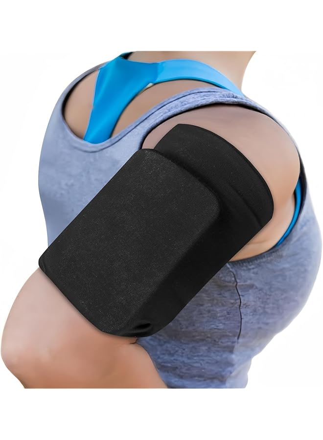 Green Tiger Lightweight Running Phone Armband, Unisex Universal Cell Phone Holder for iPhone 15/14/13/12/11 Pro Max, Breathable & Comfortable for Cycling, Running, Outdoor Sports (L, Black) - Image 1