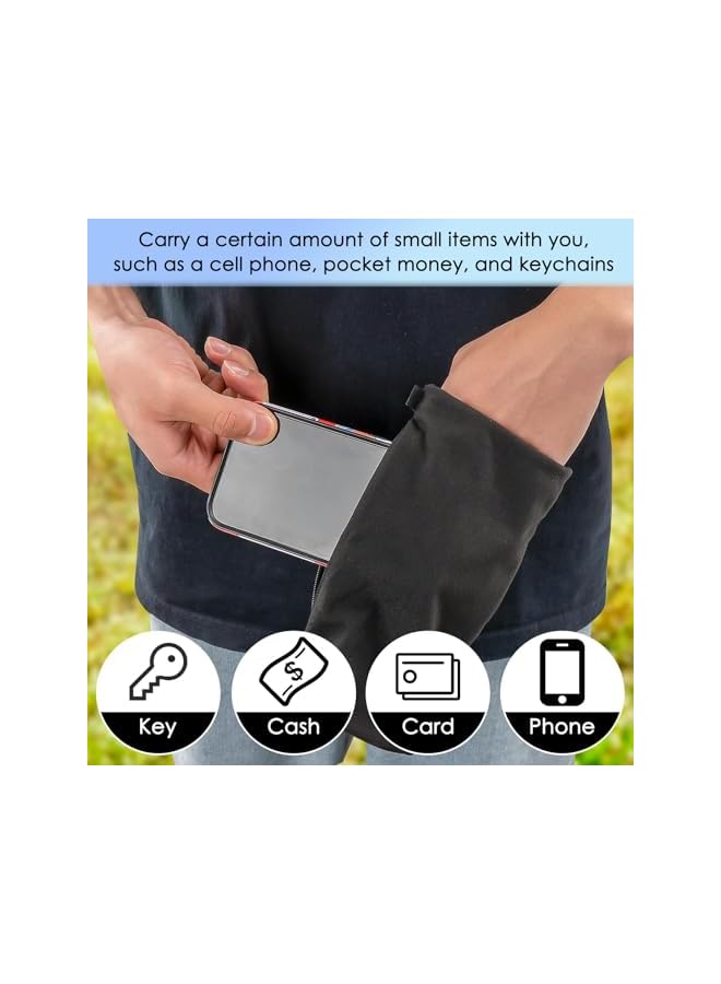 Green Tiger Lightweight Running Phone Armband, Unisex Universal Cell Phone Holder for iPhone 15/14/13/12/11 Pro Max, Breathable & Comfortable for Cycling, Running, Outdoor Sports (L, Black) - Image 4