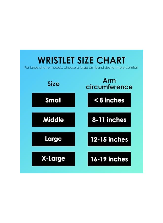 Green Tiger Lightweight Running Phone Armband, Unisex Universal Cell Phone Holder for iPhone 15/14/13/12/11 Pro Max, Breathable & Comfortable for Cycling, Running, Outdoor Sports (L, Black) - Image 5