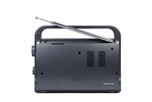 Kaito KA390 Portable AM/FM Shortwave NOAA Weather Radio with LED Flashlight, Color Black - Image 4