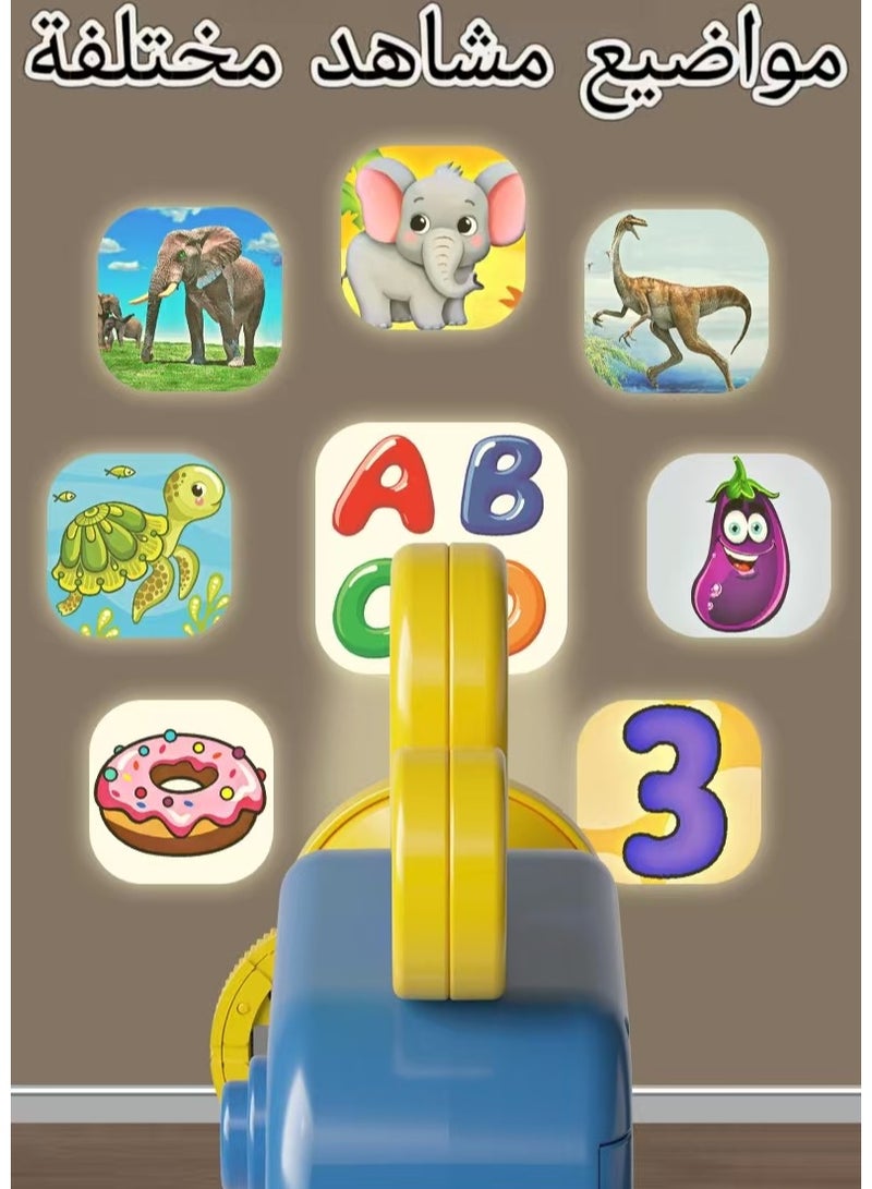 أيينجل لعبة مصباح يدوي STEM للأطفال، ألعاب للتنمية المبكرة، قصص قبل النوم ونظام تعليمي تفاعلي، ألعاب تعليمية وتربوية لتنمية المهارات المعرفية، ألعاب مصابيح يدوية للأطفال، 12 موضوعًا و96 صورة. - Image 3