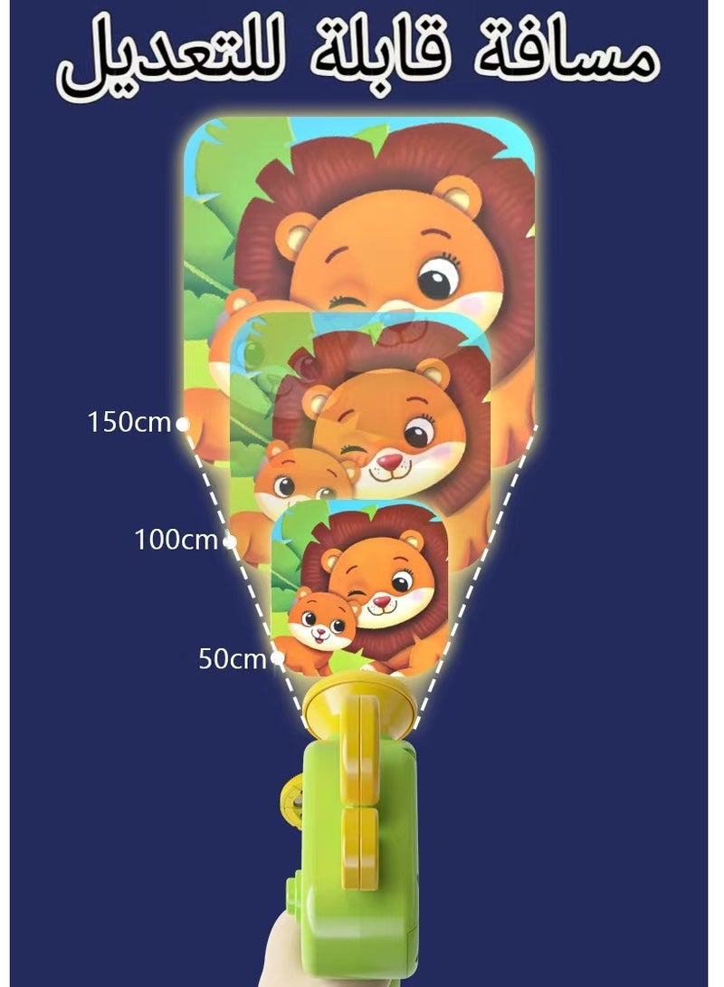 أيينجل لعبة مصباح يدوي STEM للأطفال، ألعاب للتنمية المبكرة، قصص قبل النوم ونظام تعليمي تفاعلي، ألعاب تعليمية وتربوية لتنمية المهارات المعرفية، ألعاب مصابيح يدوية للأطفال، 12 موضوعًا و96 صورة. - Image 5