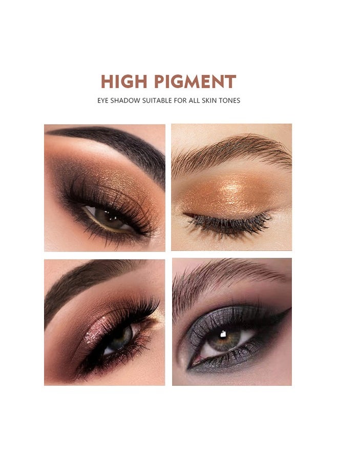QIAOYAN 12 Colors The Nudes Eyeshadow ,Shimmer Matte Palette, Waterproof Brown Eyeshadow Series, Matt Powder Pressed Eye Pallet  - Image 3