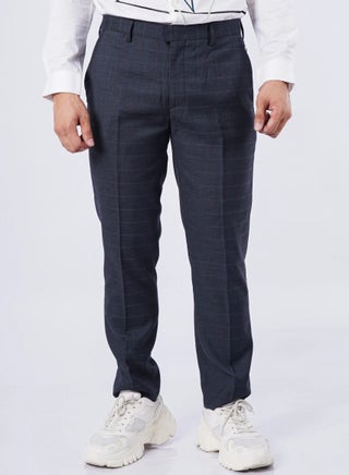 Men’s Checked Design Full Length Suit Pants in Mid Grey - pzsku/Z7D1238E44845DBC09702Z/45/_/1694958786/7628abba-fc1b-4de4-bb94-a84c0099ff8c