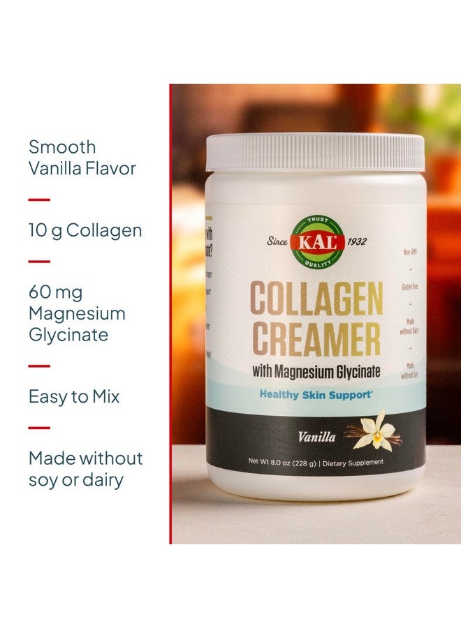 KAL Collagen Creamer, Vanilla Flavor, Keto Coffee Creamer with Coconut Milk Powder, Hydrolyzed Collagen Powder, Magnesium Glycinate, Non Dairy Creamer, 60-Day Guarantee, 12 Servings, 8 oz - Image 4