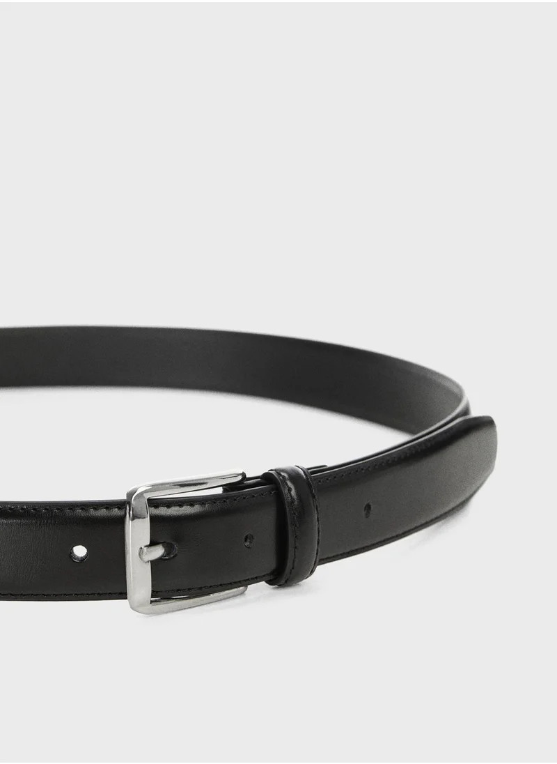 Mango Man Basico Allocated Hole Belt