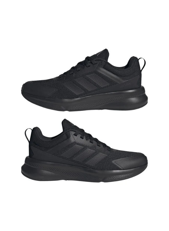 Adidas Fortarun 4.0 J U Black Sportswear Shoes For Kids