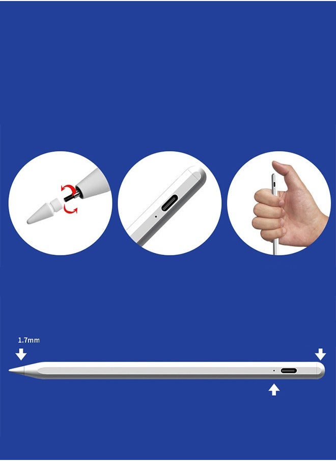 HaveDream Active Capacitive Pen IPad Pencil Suitable For Apple Pen Touch Screen Stylus (4 Lights IPad Dedicated Capacitive Pen)  - Image 2