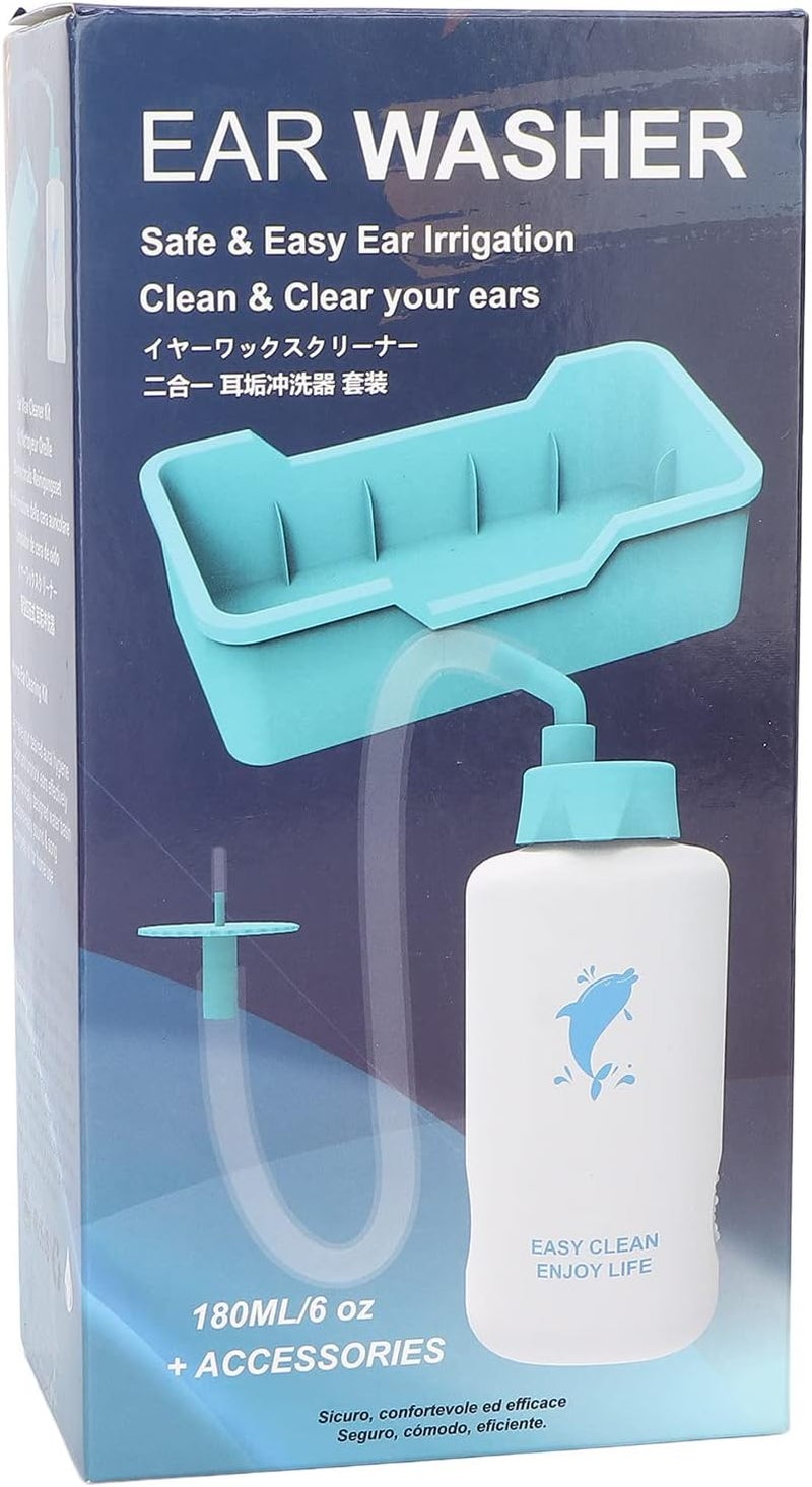 klarako Ear Wax Cleaner Kit, Ear Cleaner Cleaning Bottle Earwax Removal Kit Irrigation Set for Cleaning The Ears of Children and Adults - Image 5