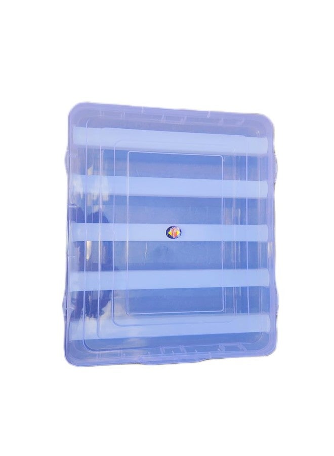 VILOMP Plastic Adjustable Five Rod Bangle Box | Chudi Organizer Jewellery Storage Display Box | for Bangles, Chudi, Bracelet, Wrist Watch, Hair Bands, White - Image 2