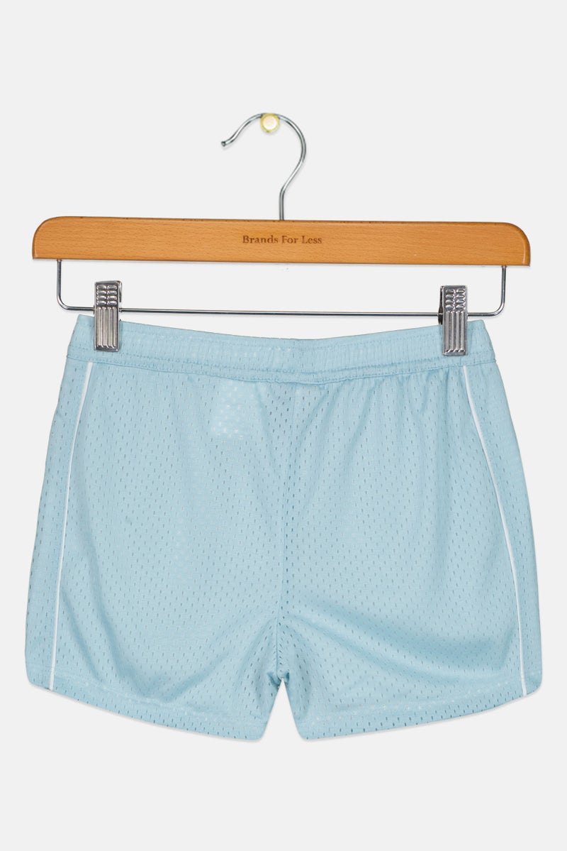 PUMA Kids Girl Sportswear Fit Outdoor Shorts, Turquoise - Image 3