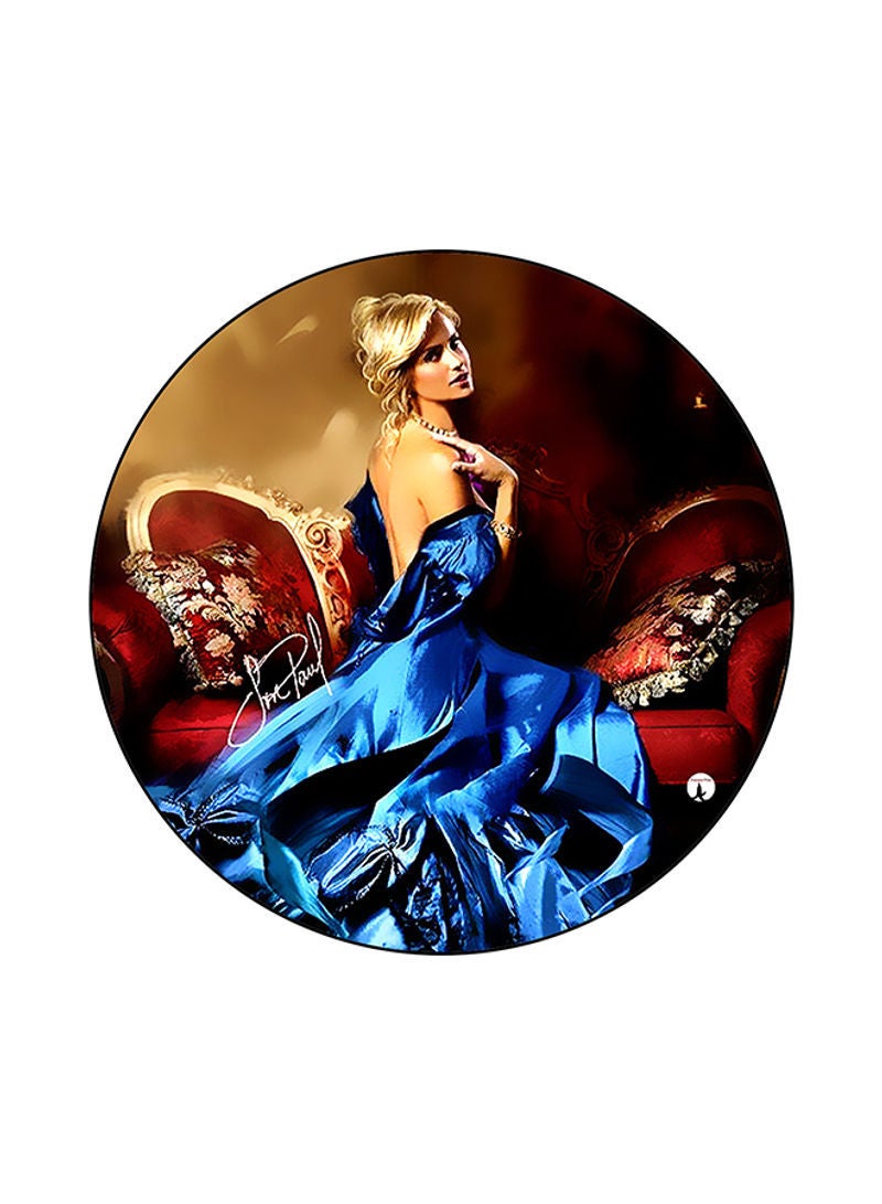 RKN A Woman Printed Mouse Pad Multicolour