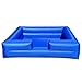 OZIS 10FT Ball Pit Inflatable Foam Pit with Builtin Blower Portable Foam Party Pit for IndoorOutdoor Activities Easy to Setup Blue - Image 2