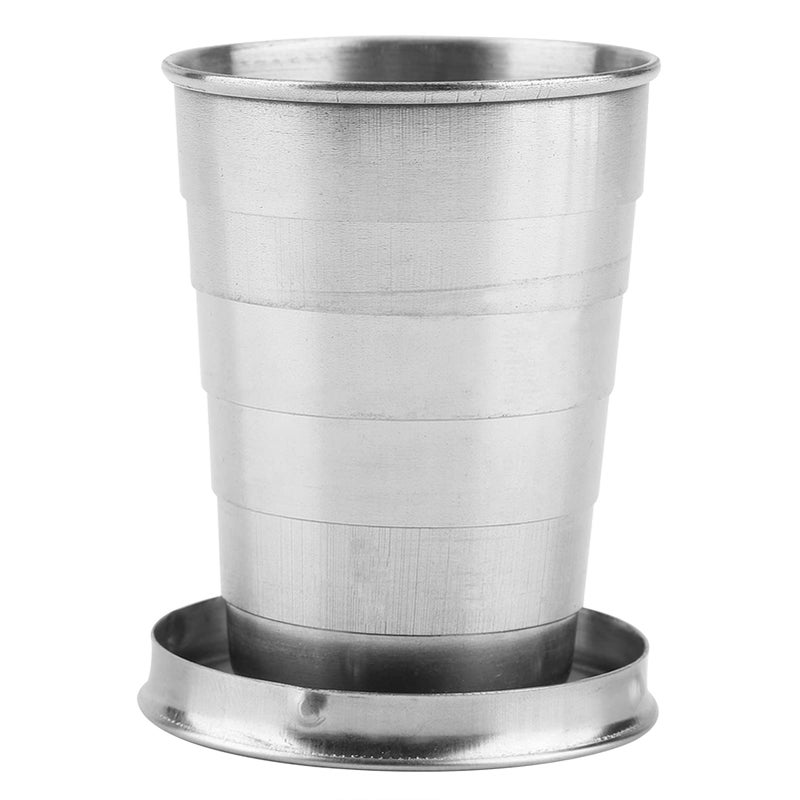 Six Section Stainless Steel Collapsible Cup 60ml Portable For Camping Hiking - Image 2