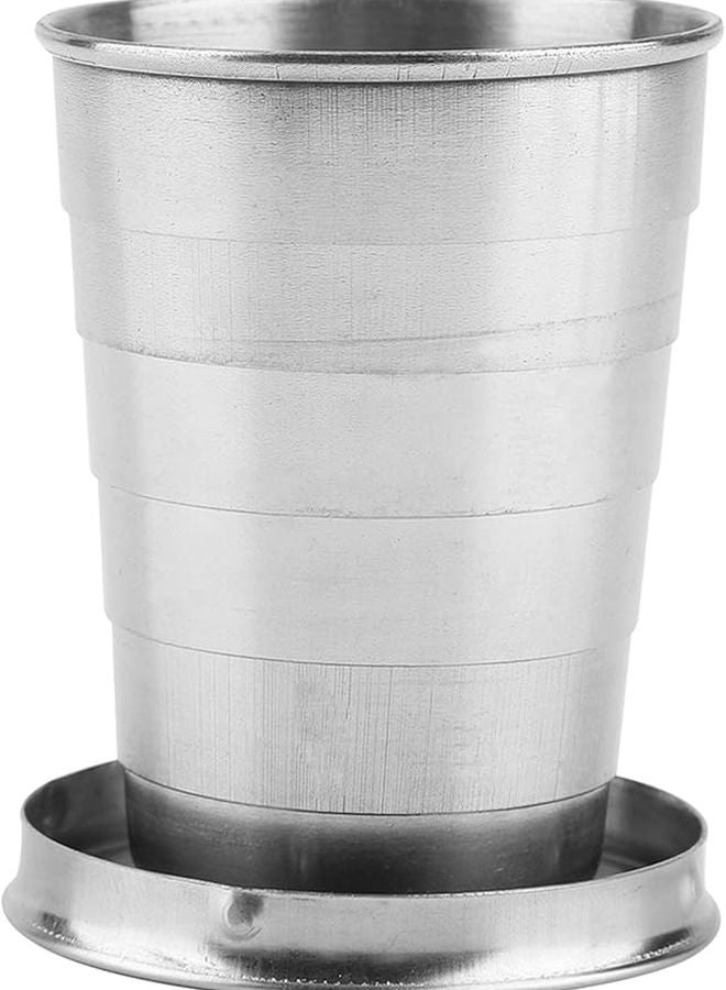 Six Section Stainless Steel Collapsible Cup 60ml Portable For Camping Hiking - Image 1