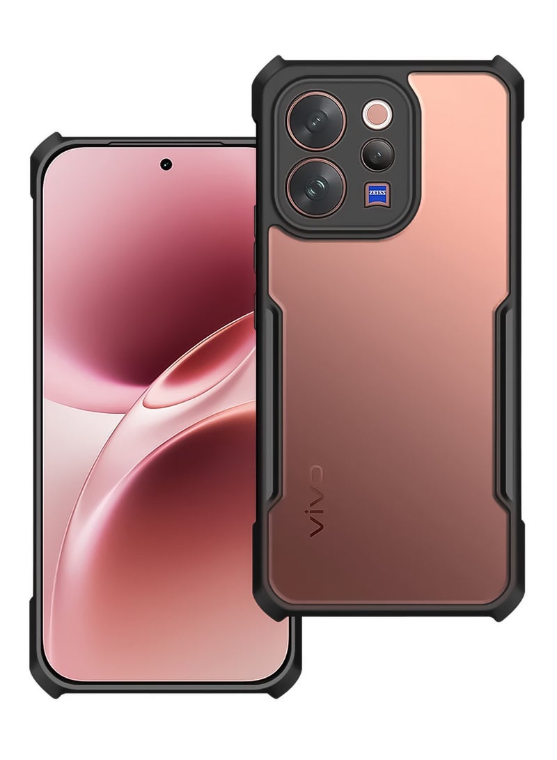 XUNDD for Vivo V70 Case, Camera Lens Protection Back Cover, TPU+PC Shockproof Bumper Mobile Phone Case, Anti-Yellowing Slim Fit Protective Casing - Image 1