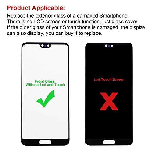 SWARK Front Screen Glass Outer Panel Lens Replacement +OCA Compatible with Samsung Galaxy A51 SM-A515 & A51 5G SM-A516 (No LCD Screen and Touch Digitizer) with Repair Kit - Image 3