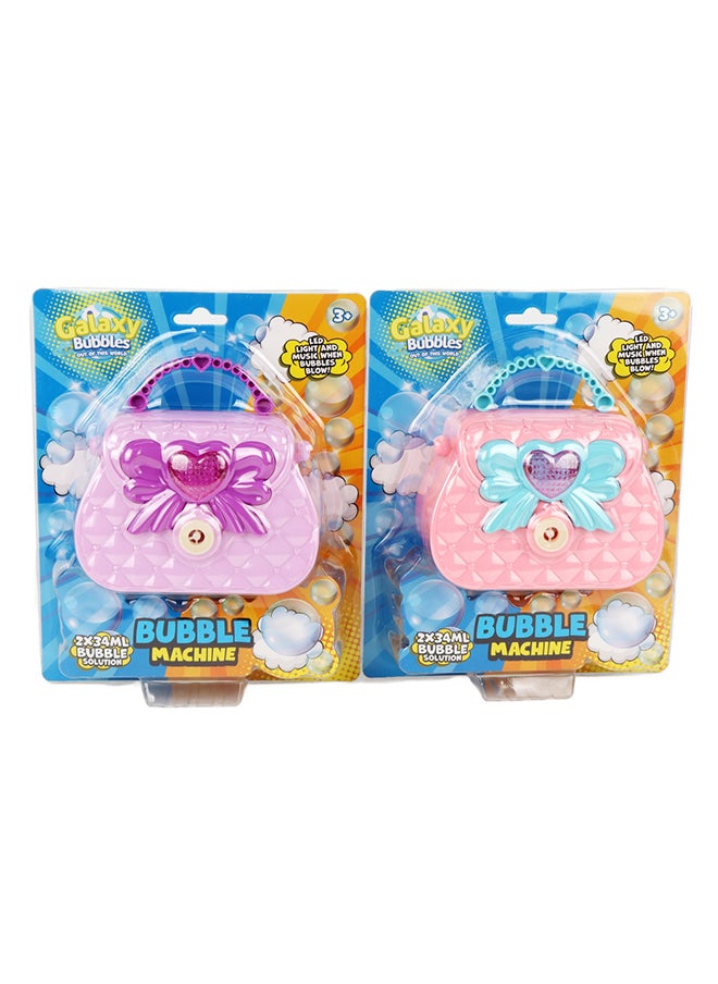 Galaxy Bubbles Bubble Purse With 2x34ml Bubble Solution  - Image 1