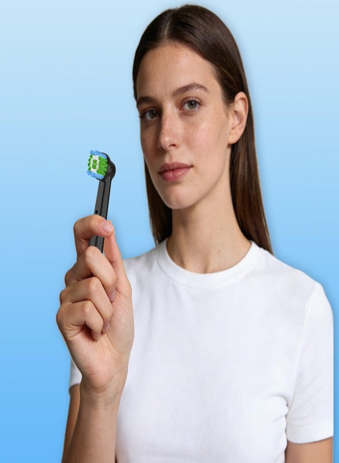 SUGODAEU Replacement Heads Compatible with Oral B Replacement Heads, Toothbrush Heads Compatible with Oral B, 8 Pack, Black - Image 5