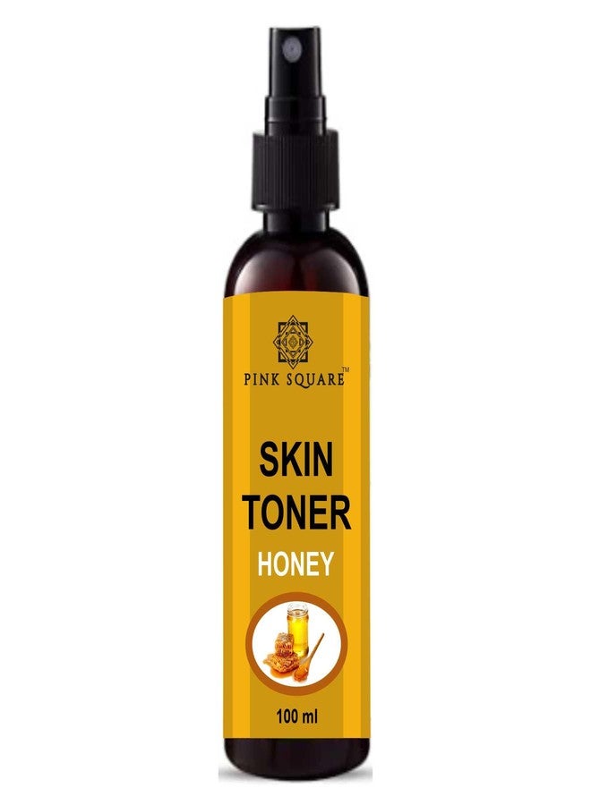Pink Square Honey Face Toner Refreshing Face Mist & Toner | Toner for Hydrating Skin | Alcohol-Free Mist & toner for open pores Tightening Pack of 1 of 100 ML - Image 1