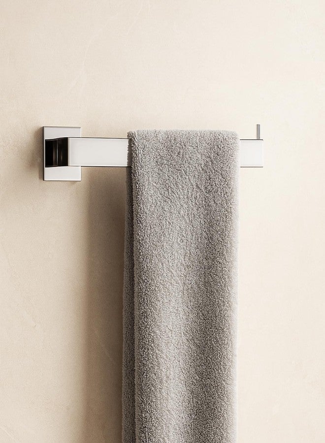 Fixeify Modern Wall Mounted Towel Rod Single Bar Towel Holder Made with SS 304 Stainless Steel Chrome Finish Bathroom Towel Rack Rust-Resistant Bathroom Accessory - Image 1