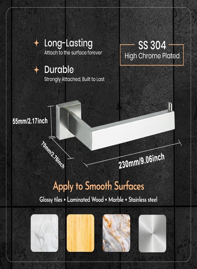 Fixeify Modern Wall Mounted Towel Rod Single Bar Towel Holder Made with SS 304 Stainless Steel Chrome Finish Bathroom Towel Rack Rust-Resistant Bathroom Accessory - Image 2