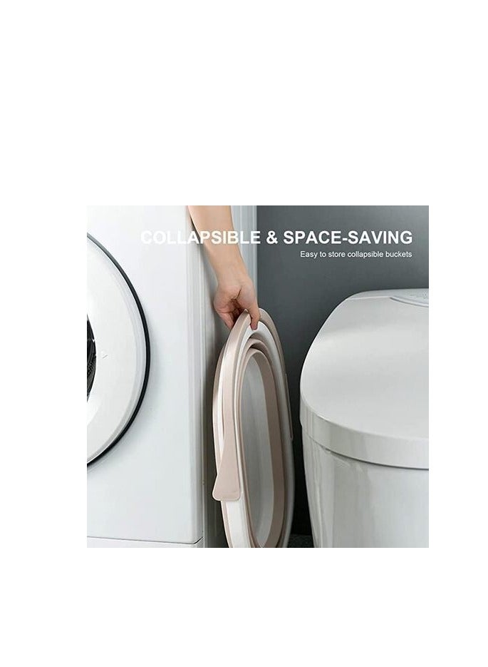 BBstore Space Saving Pop Up Bucket Collapsible Basin Pink
