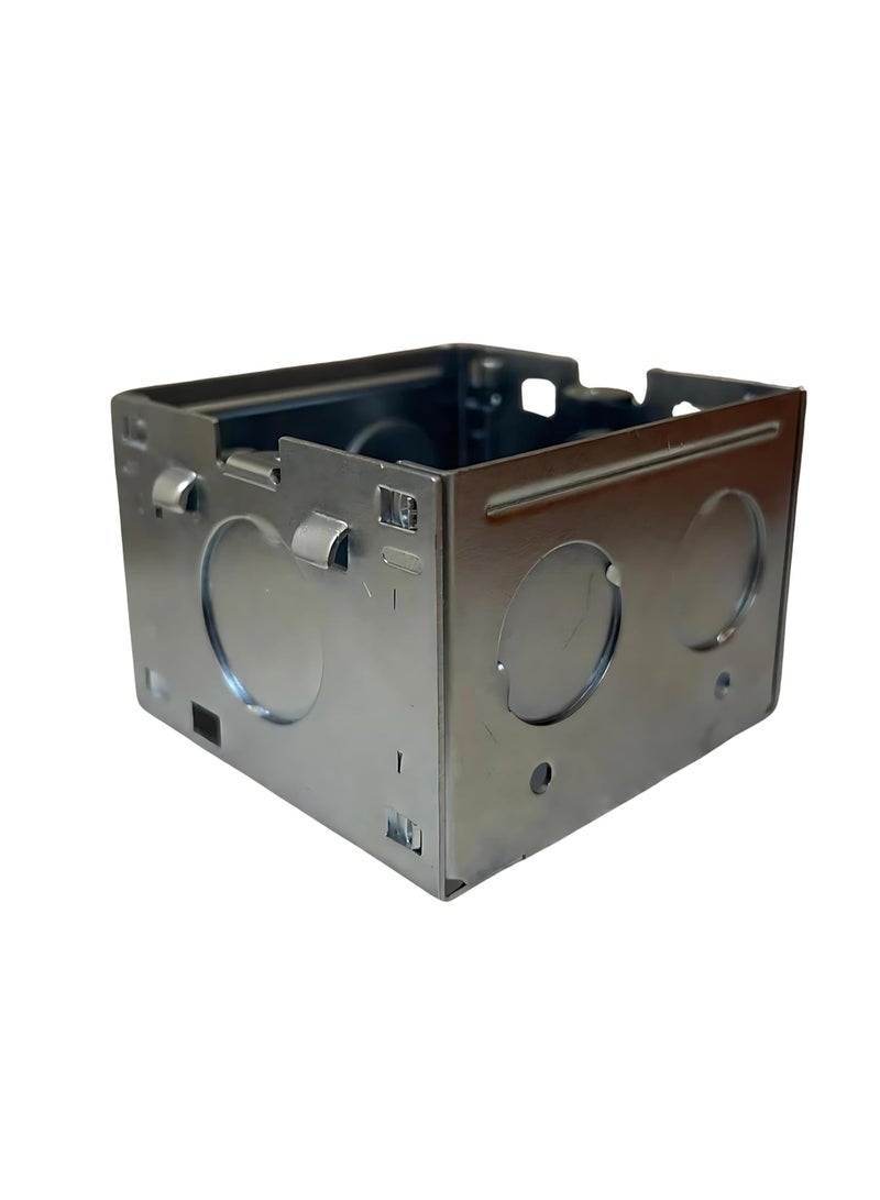 InHab GB-107 50mm Depth 1-Gang Metal Back Box – Flush Mount (Compatible with Jung KNX Switches-(Ref: BS 6042 M-40 / M-50 is for compatible guidance only)) - Image 3