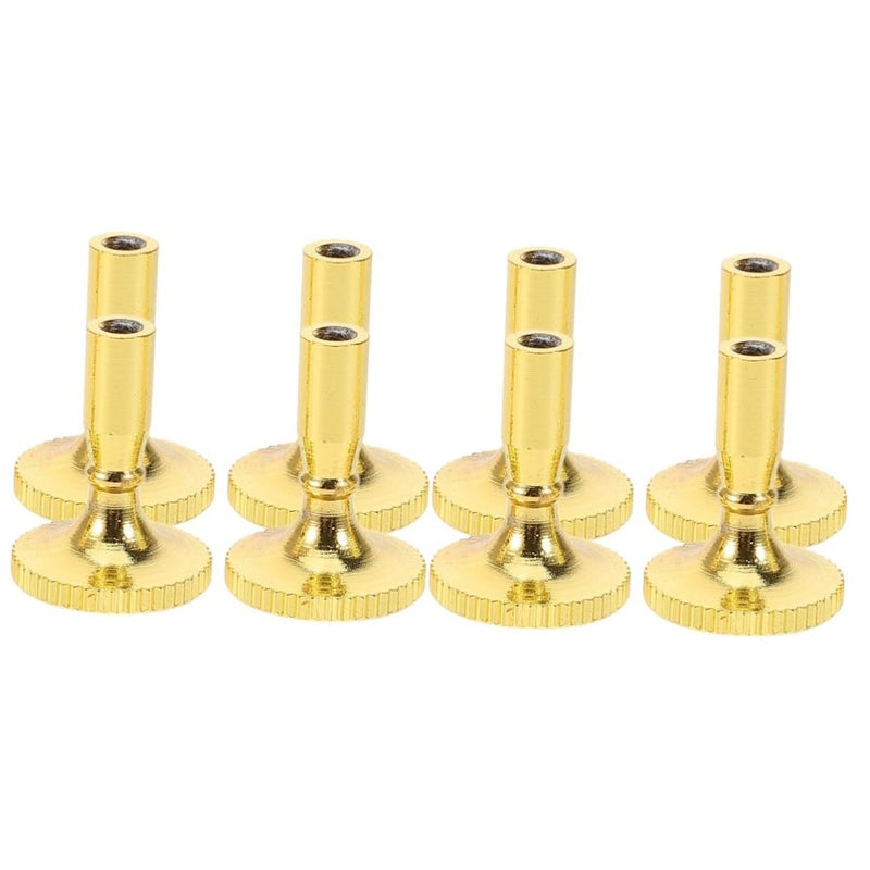 Hemobllo 8pcs Lamp Socket Turn Knob Replacement for Table Floor Pendant Lamps Easy Installation Light Control Electrophoretic - Image 1