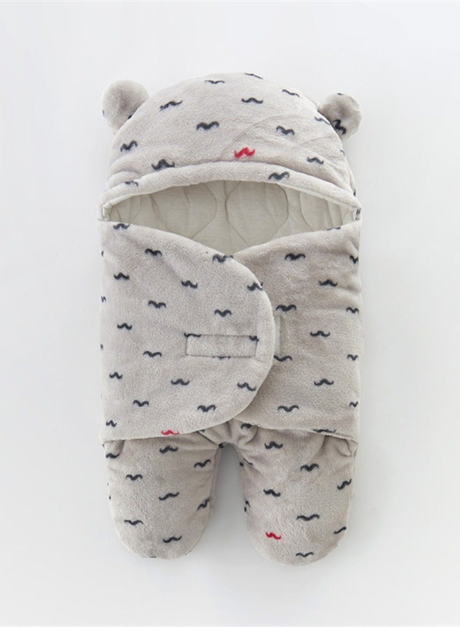 Loquat Squality Baby Sleeping Bag Thickened Split Leg Anti Kick  - Image 1