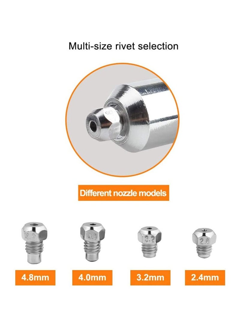 Professional Rivet Gun Adapter Kit with Handle Grip for Cordless Screwdrivers and Drills, Ideal Riveting Hand Tool Attachment  - Image 5