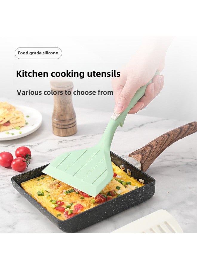 Household Food Grade Yuzi Burning Pot Shovel High Temperature Resistant Yuzi Burning Pot Special Shovel Yuzi Burning Silicone Pot White-Color:Flat-White - Image 3