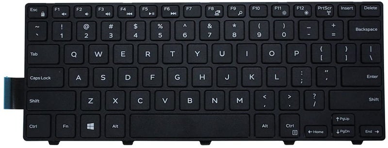 Digital Device Laptop Keyboard for Dell inspiron 14 3000 3441 3442 3443 3451 3458 3446 3447 5442 5445 5446 5447 5451 5000 5442 5443 5445 5446 5447 5448 5451 5455 5457 5458 5459 7000 7437 7447 - Image 1
