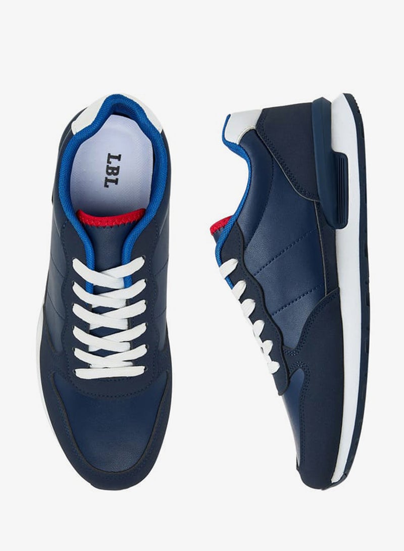 ال بي ال من شو اكسبرس سنيكرز رجالي بأربطة وتصميم كولور بلوك - Image 2