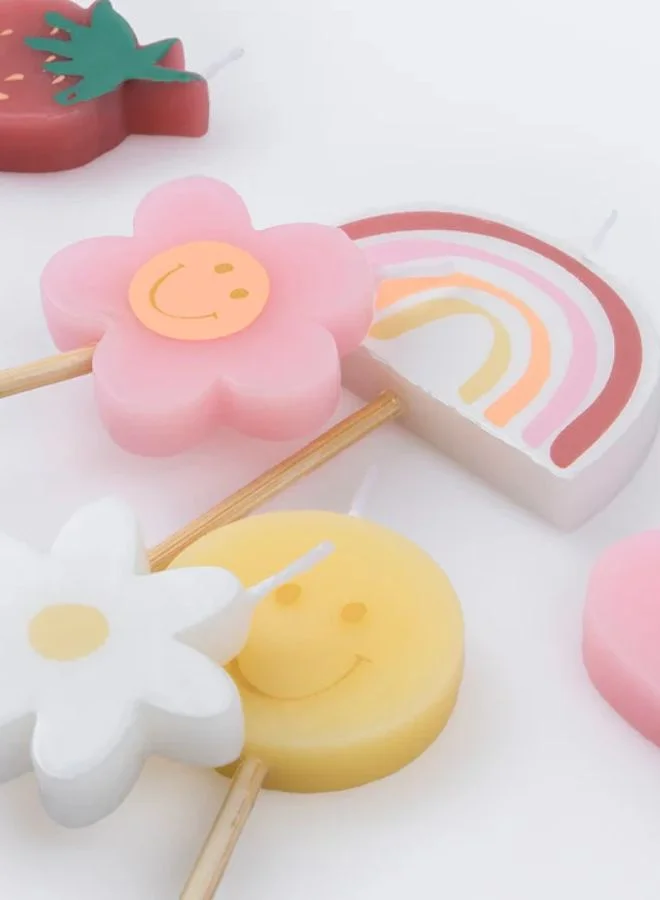 Meri Meri Happy Face Icons Candles