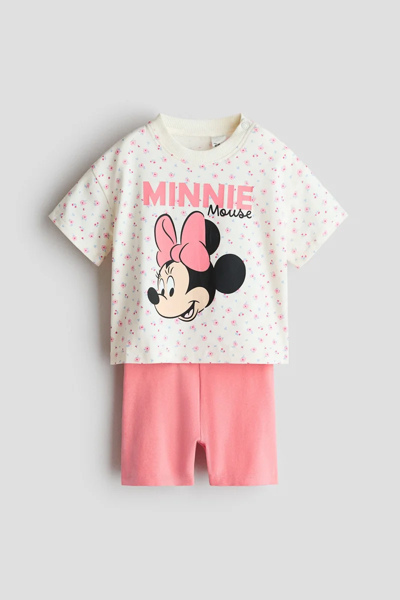 H&M 2-piece printed cotton set