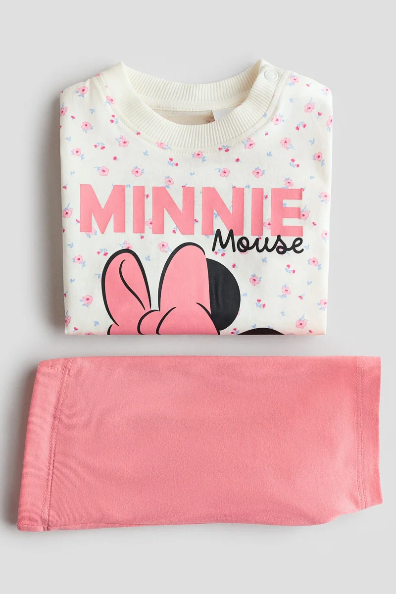 H&M 2-piece printed cotton set