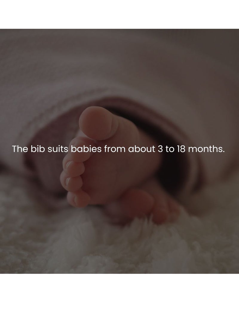 SMA BIBS x LIBERTY Pacifier Clip Liberty gift pack - bib and pacifier clip - Anti-lost clip Anti-drop Chain Universal Pacifiers Teether Holder and cotton bib for babies - Image 5