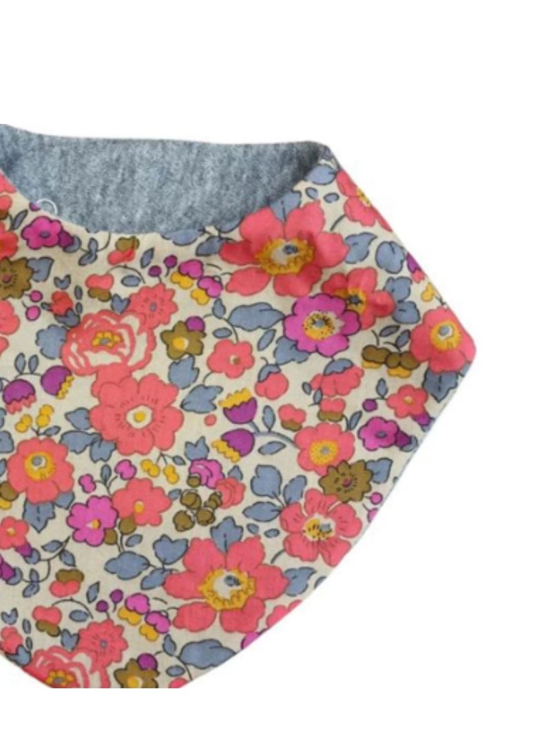 SMA BIBS x LIBERTY Pacifier Clip Liberty gift pack - bib and pacifier clip - Anti-lost clip Anti-drop Chain Universal Pacifiers Teether Holder and cotton bib for babies - Image 3