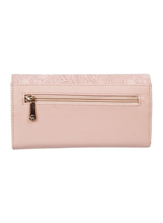Mochi Womens Synthetic Pink Bifold (One Size) - Image 3