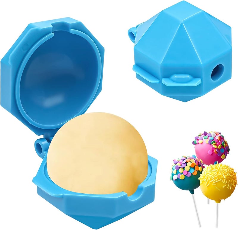 KCMOSGI 2 PCS Cake Pop Mold Shapes Press Set, Round Cake Pop Mold for Home, Bakers, DIY Accessories - Image 1