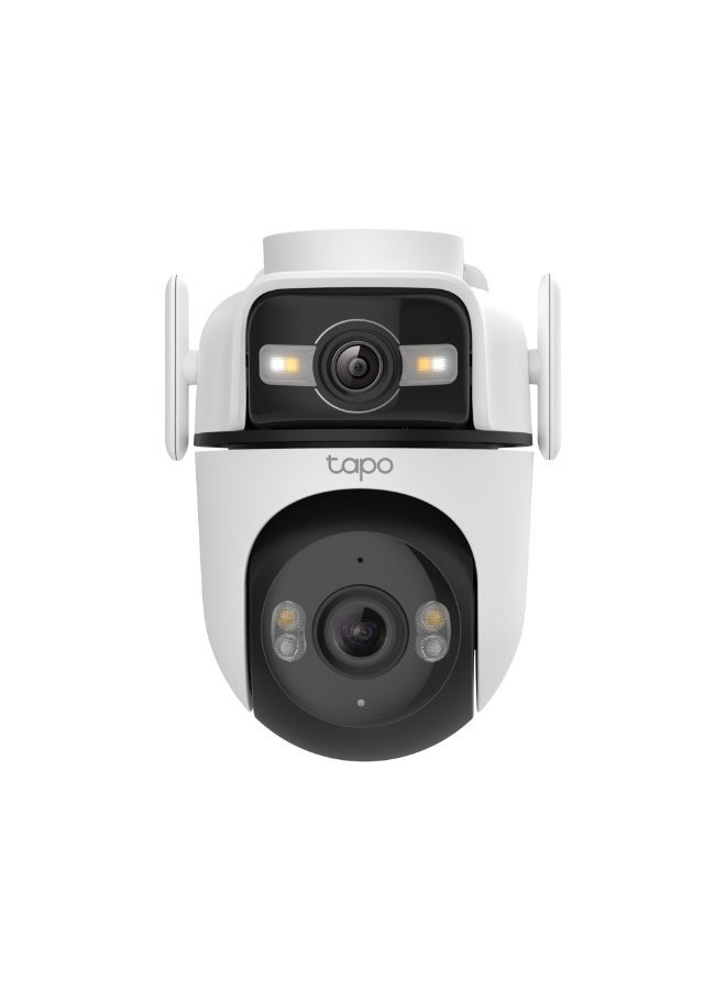 tapo كاميرا خارجية مزدوجة العدسة Tapo C545D بدقة 2K و3MP، كاميرا أمان مع تتبع ذكي، كاميرا خارجية ذكية، CCTV، رؤية ليلية، IP66، صوت ثنائي الاتجاه - Image 3