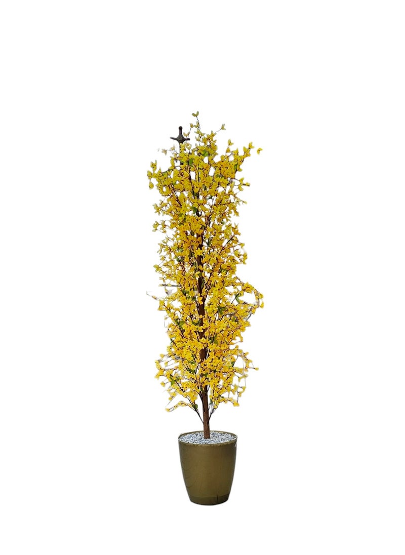 AL KHALDIYA Artificial decorative plant tree with pot, 140 cm  - Image 1