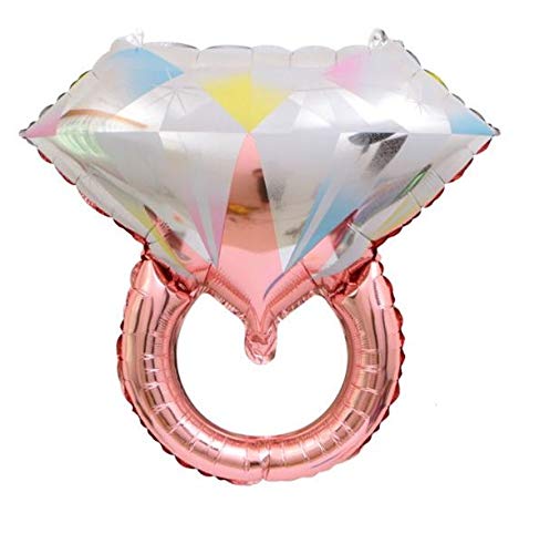 Moira Rose Gold Diamond Ring Balloon for Party Decorations(Rose Gold) - Image 5