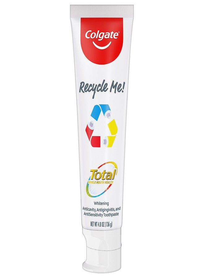 Colgate Total Teeth Whitening Toothpaste, 10 Benefits, No Trade-Offs, Sensitivity and Whitening, 4.8 oz Tube - Image 2
